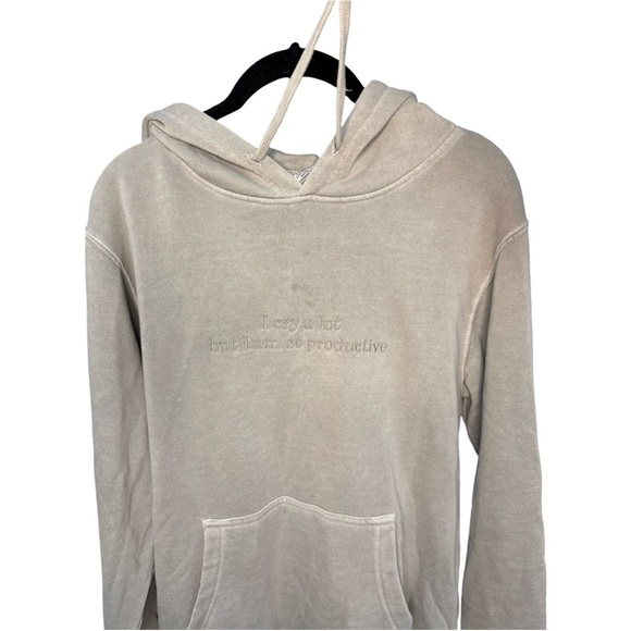 “I cry a lot” hoodie - Picture 4 of 4